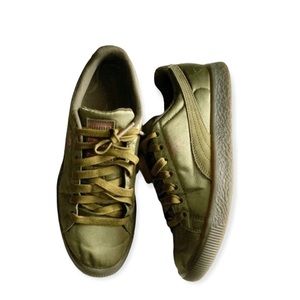Puma Clyde Satin Green